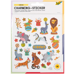 Stickers Circus 2 Sheets in the group Kids / Fun and learning / Stickers at Pen Store (131545)