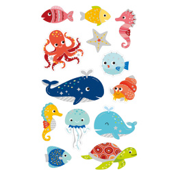 Soft-Sticker Underwater 2Ark  in the group Kids / Fun and learning / Stickers at Pen Store (131559)