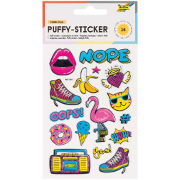 Soft 3D Stickers Yeah 1 Sheets in the group Kids / Fun and learning / Stickers at Pen Store (131566)