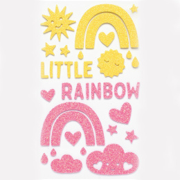 Foam rubber stickers Rainbow 2 Sheets in the group Kids / Fun and learning / Stickers at Pen Store (131584)