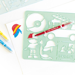 Stencils for children Adventure 6-pack in the group Hobby & Creativity / Hobby Accessories / Stencils at Pen Store (131625)