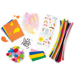 DIY-kit Pipe Cleaners Rainbow 212 pcs  in the group Kids / Fun and learning / Craft boxes at Pen Store (131660)