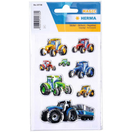 Stickers Tractors 1 sheet in the group Kids / Fun and learning / Stickers at Pen Store (131882)