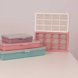 Storage organiser with 12 compartments Off-White in the group Hobby & Creativity / Organize / Storage at Pen Store (131956)