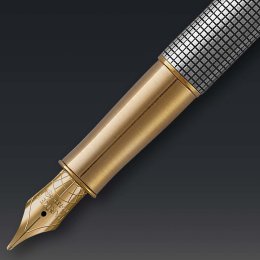 Sonnet Chiselled Silver Fountain pen Fine in the group Pens / Fine Writing / Fountain Pens at Pen Store (131974)