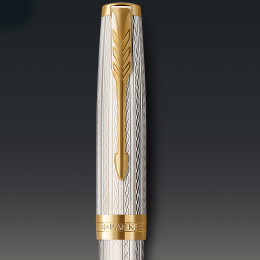 Sonnet Mistral Silver Fountain pen Fine in the group Pens / Fine Writing / Fountain Pens at Pen Store (131976)