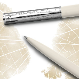 Allure Deluxe Metal & White Ballpoint in the group Pens / Fine Writing / Ballpoint Pens at Pen Store (132018)