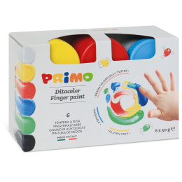 Finger paint 50g 6-set in the group Kids / Kids' Paint & Crafts / Finger Paint at Pen Store (132080)