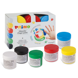 Finger paint 50g 6-set in the group Kids / Kids' Paint & Crafts / Finger Paint at Pen Store (132080)