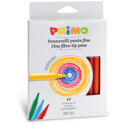 Fibre-tip pens Fine 12-set (3 years+) in the group Kids / Kids' Pens / Felt Tip Pens for Kids at Pen Store (132109)