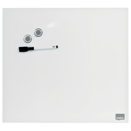 Glass board Nobo 30x30 cm White in the group Hobby & Creativity / Organize / Home Office at Pen Store (132255)