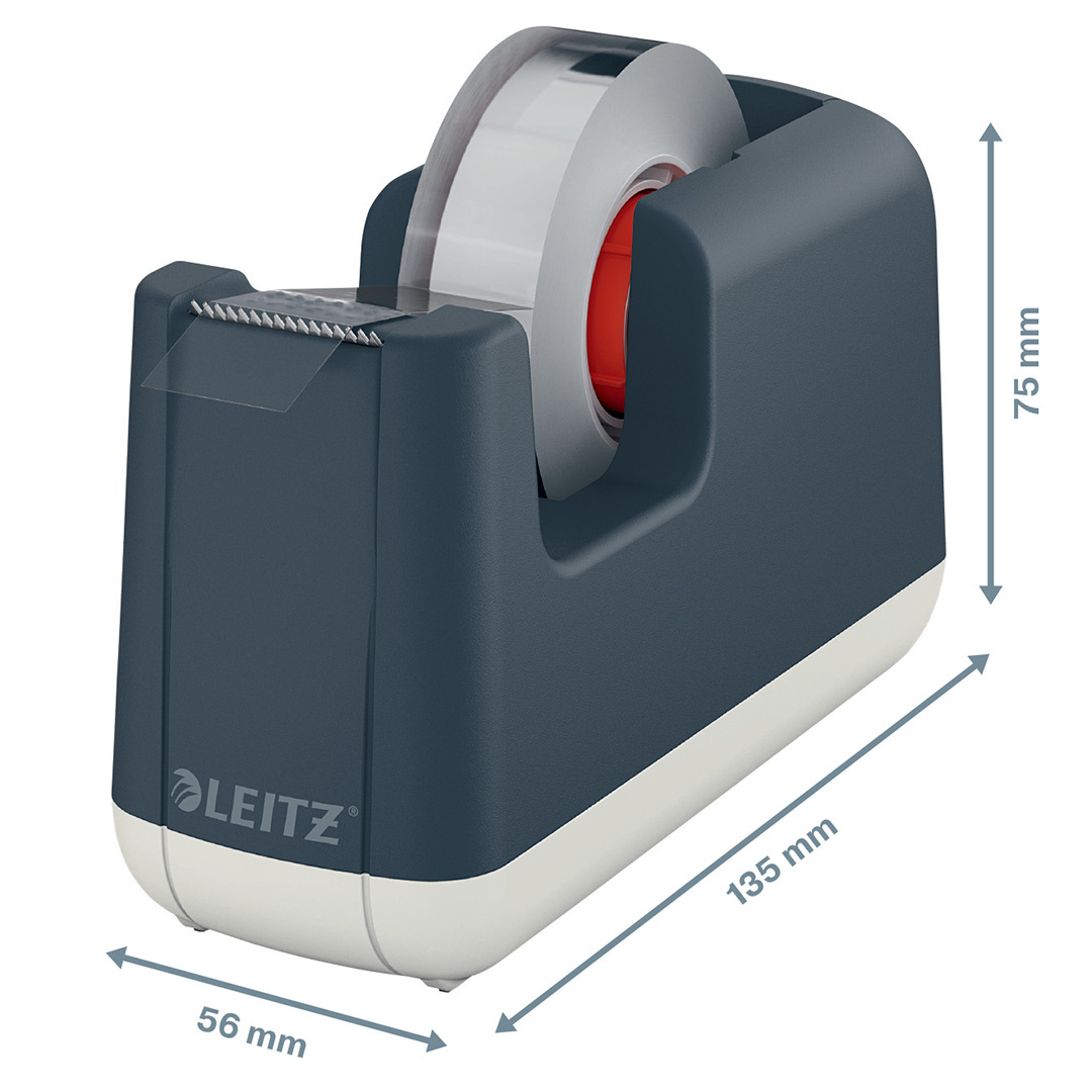 Leitz Cosy Tape Dispenser With Tape Heavy Base Velvet Grey