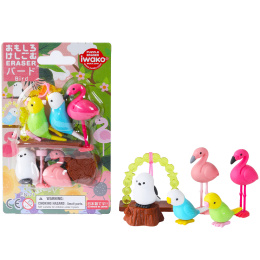 Puzzle Eraser Set Birds in the group Pens / Pen Accessories / Erasers at Pen Store (132479)