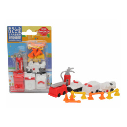 Puzzle Eraser Set Emergency Vehicles in the group Pens / Pen Accessories / Erasers at Pen Store (132482)