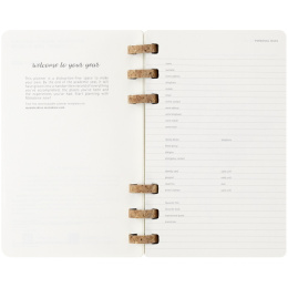 Spiral Planner 12M Soft Cover Large Black  in the group Paper & Pads / Planners / 12-Month Planners at Pen Store (132587)