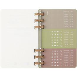 Spiral Planner 12M Hard Cover Large Kiwi Green in the group Paper & Pads / Planners / 12-Month Planners at Pen Store (132588)