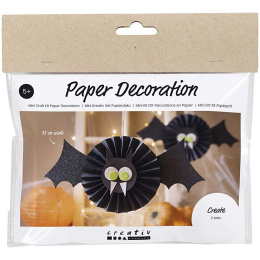 Mini DIY kit Paper decoration Bats (5 years+) in the group Hobby & Creativity / Holidays and seasons / Halloween at Pen Store (132626)