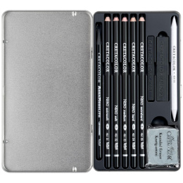 Deep Black Drawing Set in the group Art Supplies / Crayons & Graphite / Graphite & Pencils at Pen Store (132701)