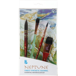 Neptune Syntetpensel Professional 4-set in the group Art Supplies / Brushes / Watercolor Brushes at Pen Store (132785)