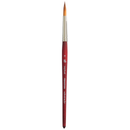 Velvetouch Synthetic Brush short handle Long Rund st 8 in the group Art Supplies / Brushes / Acrylic Brushes at Pen Store (132846)