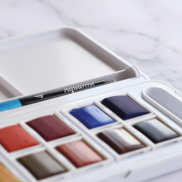Watercolour Travel set 12  ½ -Half pans  in the group Art Supplies / Artist colours / Watercolor Paint / Watercolor pans at Pen Store (132936)