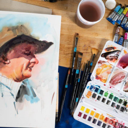 Watercolour Studio 48  ½ -Half pans  in the group Art Supplies / Artist colours / Watercolor Paint / Watercolor pans at Pen Store (132940)