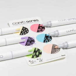 Acrea Paint Marker Set of 6 Light Colours in the group Pens / Artist Pens / Illustration Markers at Pen Store (133047)