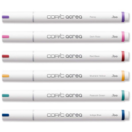 Acrea Paint Marker Set of 6 Deep Colours in the group Pens / Artist Pens / Illustration Markers at Pen Store (133048)