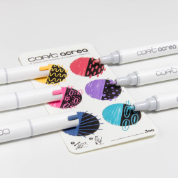 Acrea Paint Marker Set of 6 Deep Colours in the group Pens / Artist Pens / Illustration Markers at Pen Store (133048)