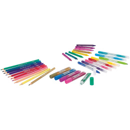 Color'Peps Glittering Colouring kit 31 pcs in the group Kids / Kids' Pens / Coloring Pencils for Kids at Pen Store (133075)