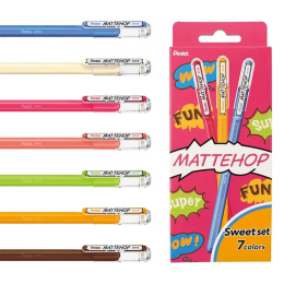 Mattehop Gel Roller Pen Sweet Colours Pack of 7 in the group Pens / Writing / Gel Pens at Pen Store (133080)