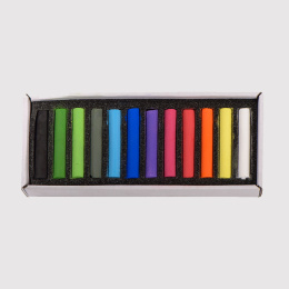 Soft Pastels Assorted 12-sætt in the group Art Supplies / Crayons & Graphite / Pastel Crayons at Pen Store (133362)