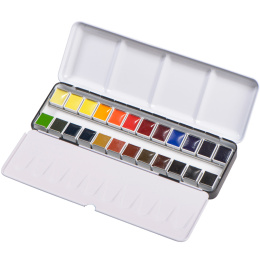 Aquarell Metal box 24-set half pan in the group Art Supplies / Artist colours / Watercolor Paint at Pen Store (133481)