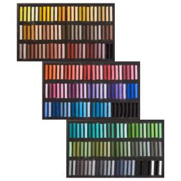 Soft Pastels Wooden Boxes 204-set in the group Art Supplies / Artist colours / Pastels / Soft pastels at Pen Store (133646)