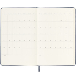 12M Daily Calendar 2025 Hardcover Large Black in the group Paper & Pads / Planners / 12-Month Planners at Pen Store (133761)