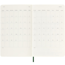 12M Daily Calendar 2025 Hardcover Large Myrtle Green in the group Paper & Pads / Planners / 12-Month Planners at Pen Store (133763)