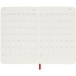 12M Daily Calendar 2025 Softcover Large Red in the group Paper & Pads / Planners / 12-Month Planners at Pen Store (133765)