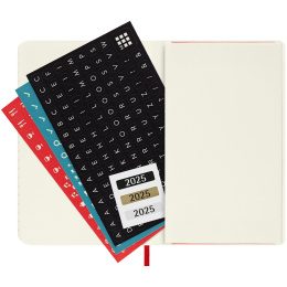 12M Daily Calendar 2025 Hardcover Pocket Red in the group Paper & Pads / Planners / 12-Month Planners at Pen Store (133773)