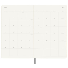 12M Monthly Calendar 2025 Softcover Pocket Black in the group Paper & Pads / Planners / 12-Month Planners at Pen Store (133778)