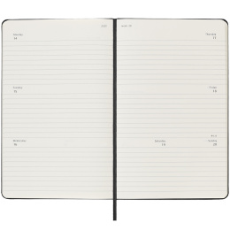 12M Weekly Planner Horizontal 2025 Hardcover Large Black in the group Paper & Pads / Planners / 12-Month Planners at Pen Store (133788)