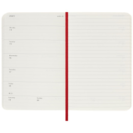 12M Weekly Notebook 2025 Softcover Large Red in the group Paper & Pads / Planners / 12-Month Planners at Pen Store (133798)