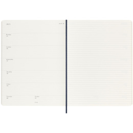 12M Weekly Notebook Hardcover 2025 Pocket Sapphire Blue in the group Paper & Pads / Planners / 12-Month Planners at Pen Store (133807)