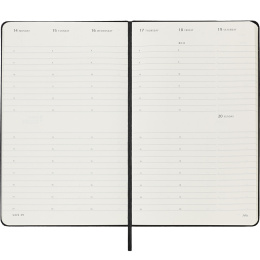 12M Weekly Planner Vertical Hardcover 2025 Large Black in the group Paper & Pads / Planners / 12-Month Planners at Pen Store (133812)