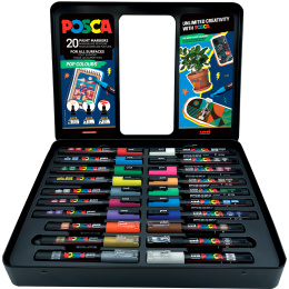 Posca Pop Colours Set of 20 pcs in the group Pens / Artist Pens / Acrylic Markers at Pen Store (133850)