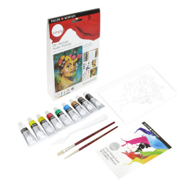 Simply Painting portraits with oil paint step-by-step in the group Art Supplies / Artist colours / Oil Paint at Pen Store (133862)