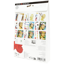 Simply Painting portraits with oil paint step-by-step in the group Art Supplies / Artist colours / Oil Paint at Pen Store (133862)