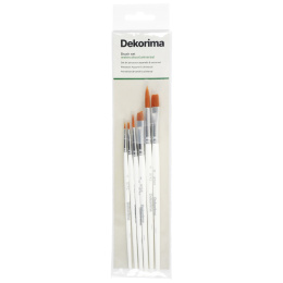 Synthetic brushes Watercolour/Universal Set of 6 in the group Art Supplies / Brushes / Watercolor Brushes at Pen Store (133923)