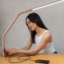 Slimline 4 Table Lamp Rose Gold in the group Hobby & Creativity / Hobby Accessories / Artist Lamps at Pen Store (134058)