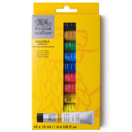 Galeria Acrylic 10x12ml in the group Art Supplies / Artist colours / Acrylic Paint at Pen Store (134078)