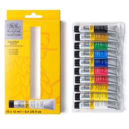 Galeria Acrylic 10x12ml in the group Art Supplies / Artist colours / Acrylic Paint at Pen Store (134078)